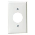 Ezgeneration 80704-00W White Power Outlet Rectangle Wall Plate EZ156334